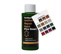 Furniture Clinic Leather Repair Paint & Dye | Self Seal Colourant for Quick and Easy Leather Repair | Suitable for Sofas, Car Seat, Shoes, Handbag, and More - Pine Green,
