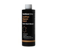 Furniture Clinic Leather Repair Paint & Dye - Self Seal Colourant for Quick and Easy Repair - Suitable for Sofas, Car Seats, Handbags - Dark Dark Brown (BR08) 50ml