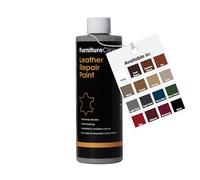 Furniture Clinic Leather Repair Paint & Dye | Self Seal Colourant for Quick and Easy Repair | Suitable for Sofas, Car Seats, Shoes, Handbags, and More - Light Grey, 500ml