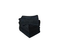 Furniture Clinic Pack of 10 Microfibre Cloths - Lint Free - Black Cleaning Cloths - Reusable and Washable
