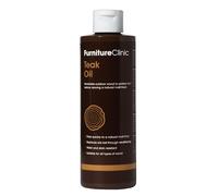 Furniture Clinic Teak Oil - Outdoor Wood Oil Protects Garden Furniture - Restores Wood & Prevents Drying & Deterioration - Quick Drying - Natural Matt Finish - 500ml