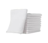 Furniture Clinic White Microfibre Cloths (10 Pack) - Streak & Lint Free Multipurpose Cleaning Cloths - Absorbent, Reusable & Washable - Use on Glass Surfaces - For Furniture, Kitchen & Car - 25 x 20cm