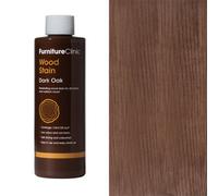 Furniture Clinic Wood Stain (Dark Oak) - Fast Drying, Highly Concentrated, and Easy-to-Apply Wood Stain for All Indoor & Outdoor Wood - Water Based & Non-Toxic - 250ml