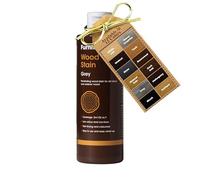 Furniture Clinic Wood Stain (Grey) - Fast Drying, Highly Concentrated, and Easy-to-Apply Wood Stain for All Indoor & Outdoor Wood - Water Based & Non-Toxic - 250ml