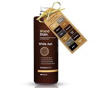 Furniture Clinic Wood Stain (White Ash) - Fast Drying, Highly Concentrated, and Easy-to-Apply Wood Stain for All Indoor & Outdoor Wood - Water Based & Non-Toxic - 500ml
