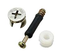 Furniture Connecting Cam Fitting Cam Lock Nut 3-in-1 Furniture Connecting Fastener Bolt Nut Set for Cabinet Wardrobe (100 Sets）