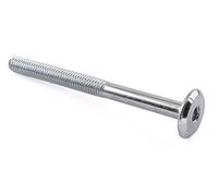 Furniture Connector Bolts, Zinc Plated, M6 x 70mm, Pack of 50