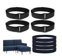 Furniture Connectors - Sofa Stabilizers, Scratch Resistant Floor Pads, Sectional Alignment Kit, Rubber Rings, Easy Assembly for Loveseats and Ottomans, for Home Decor