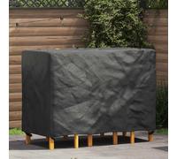 Furniture Cover Black 140x70x90cm 210D Waterproof Indoor Outdoor Protective Pro
