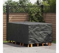 Furniture Cover Black 143x225x90 cm 210D Waterproof Indoor Outdoor Garden Sofa