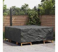 Furniture Cover Black 200x200x90cm 210D Waterproof Patio Sofa Protector Outdoor
