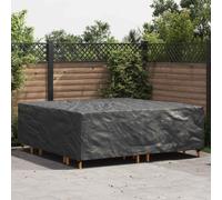 Furniture Cover Black 235x235x70cm 210D Waterproof Patio Table Set Protector Pro