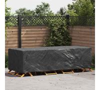 Furniture Cover Black 270x110x70cm 210D Waterproof Patio Sofa Protector Outdoor