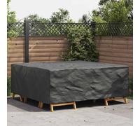 Furniture Cover Plain Black 210 x 200 x 70 cm 210D Waterproof Weatherproof Tear-Resistant Windproof for Garden Patio Balcony Outdoor Lounge Group Sofa Chair