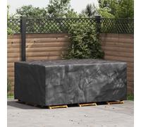 Furniture Cover Plain Black 230 x 165 x 80 cm 210D Weatherproof Waterproof Windproof Breathable for Garden Patio Balcony Lounge Group Sofa Protective Cover
