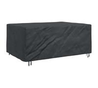 Furniture Cover Plain Black 230 x 165 x 80 cm 420D Waterproof Protective Cover Weatherproof Windproof Tear-Resistant Breathable for Garden Patio Balcony Outdoor Lounge Group Sofa