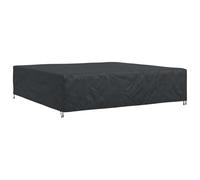Furniture Cover Plain Black 300 x 300 x 70 cm 210D Waterproof Protective Cover for Garden Patio Balcony Outdoor Sofa Lounge Group Weatherproof Windproof Breathable