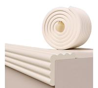 Furniture Edge corner protector， Self-Adhesive Foam Edge Protectors & Bumpers For Furniture & Sharp Multicolor 2-10m(W-white,6m/19.6ft)