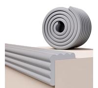 Furniture Edge corner protector， Self-Adhesive Foam Edge Protectors & Bumpers For Furniture & Sharp Multicolor 2-10m(W-light Gray,6m/19.6ft)