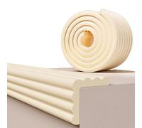 Furniture Edge corner protector， Self-Adhesive Foam Edge Protectors & Bumpers For Furniture & Sharp Multicolor 2-10m(W-off-white,6m/19.6ft)