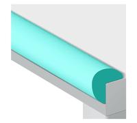 Furniture Edge corner protector， Self-Adhesive Foam Edge Protectors L-Shaped Corner Cushion Strips Multicolor 2-20m(Light,2m/6.56ft)