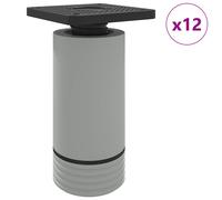 Furniture Feet Adjustable White PP Plastic Accessories Home Hardware vidaXL
