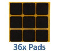 Furniture Feet Felt Pads Floor Protectors Self Adhesive (25mm, 36 Pads)