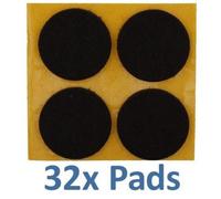 Furniture Feet Felt Pads Floor Protectors Self Adhesive (40mm, 32 Pads)