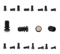 Furniture Gliders. Floor Protectors Tube Inserts with Felt Pads for Metal Chairs (for Tubes with 12mm Internal Diameter - 23mm Pad Size - See Second Image Before You Order This Size, Pack of 4)