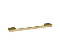 Balterley Furniture Handle Square D Shape Handle, 191mm (160mm Centres) - Brushed Brass