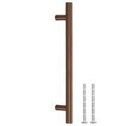 Furniture Handles 10 Pcs Bronze Stainless Steel 160mm Distance for Cabinet Drawer Door Handle Knob Accessories Modern Design for Kitchen Bathroom Bedroom Dresser Display Cabinet