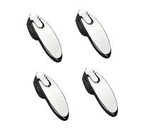 Furniture Handles and Knobs 4 Sets of Single Hole Pendants, Small Pull Handles, Bright Chrome Drawers, Shoe Cabinets, Wardrobe Door Handles Bright Colors