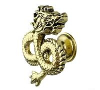 Furniture Hardware Dragon Shape Zinc Alloy Cabinet Handles And Door Knobs Suitable For Children's Rooms Use(Ancient gold)