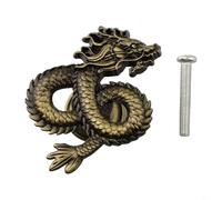 Furniture Hardware Dragon Shape Zinc Alloy Cabinet Handles And Door Knobs Suitable For Children's Rooms Use(Ancient bronze)