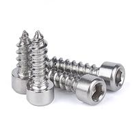 Furniture Hexagon Screws Bolts,10pcs M5 M6 M8 M10 304 Stainless Steel Inner Hex Screws Cylinder Head Hexagon Machine Screw Bolt Fastening Nail(M10*100mm)