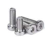 Furniture Hexagon Screws Bolts,304 Stainless Steel Hexagon Socket Cup Head Screw Bolt Thin Inner Hex Cup Head Screws Fastener DIN7984 M3 M4 M5 M6 M8 M10 M12(M5X18 10pcs)