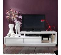 Furniture in Fashion Celia High Gloss Tv Stand With 2 Drawers In White