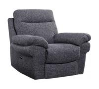 Furniture Instore Tanya Grey Fabric Electric Recliner Armchair