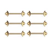 Furniture Joint Fastener Set 6Pcs M8x100mm Threaded Studs With Hexes Wrenches For Table Top Breadboards Connection Block Hardware Table Connectors