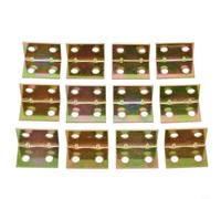 Furniture Joint Hardware, Corner Bracket, 20PCS Corner Braces L Shape Brackets, 90 Degree Joint Right Angle L Bracket, for Furniture Wood Cabinets Shelves