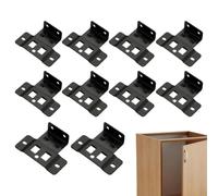 Furniture Joint, Reinforced Anti-Oscillation, 10 Pieces | L Connector for Furniture Ideal for Cabinets Tables Shelves Home Owners and Carpenters Structures