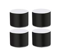 Furniture Leg Risers, 4 Round Bed & Sofa Elevators, Heavy-Duty Replacement Legs, Supports Up to 400kg/882LB, Carbon Steel for Home & Office Use