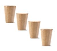 Furniture Legs,wooden Sofa Legs,tapered Table Feet,dresser Legs,4x Bed Legs,straight/oblique,with Non-slip Pads,silent,straight-40cm/16in