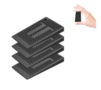 Furniture Level Pad Washing Machine Refrigerator Leveling Shims Table Foot Pad Adjustable Sofa Wardrobe Moisture-Proof Balance Pad Chair Shims、table Leg Leveler, Stackable (Black,4 PACKS)