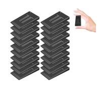 Furniture Level Pad Washing Machine Refrigerator Leveling Shims Table Foot Pad Adjustable Sofa Wardrobe Moisture-Proof Balance Pad Chair Shims、table Leg Leveler, Stackable (Black,20 PACKS)