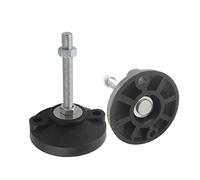 Furniture Leveling Foot Pack Of 2 Adjustable Furniture Leveling Feet With Nylon Base Multiple Sizes(M12x120mm)