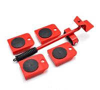 Furniture Lifter Mover Tool Set and 4 pcs 4.13"x3.15" Slides Kit, 360 Degree Rotatable Pads, Suitable for Sofas and Refrigerators