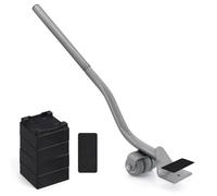 Furniture Lifter Tool, Appliance Furniture Metal Lifters for Heavy Furniture Movers Sliders Wheels Easily Safe to Move Sofa Refrigerator Washing Machine (1 Lifter Tool 4 Raise Blocks) Grey