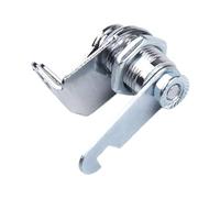 Furniture Lock with Padlockable Turn Tongue Design, Zinc Alloy and Iron Construction, Compatible with Multiple Door Thicknesses on Storage Cabinets and Lockers (20MM)