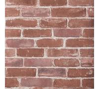 Furniture Makeover Sticker Red Brick Pattern 10M Roll(red brick) | High-quality PVC material, water resistant, finish, 45cm width, easy to clean surface